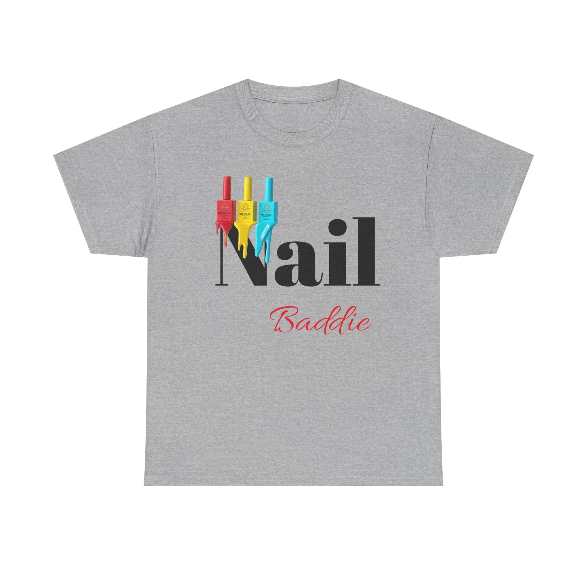Nail Baddie Tee — Graphic Nail Tech Shirt for Nail Technicians & Trendsetters