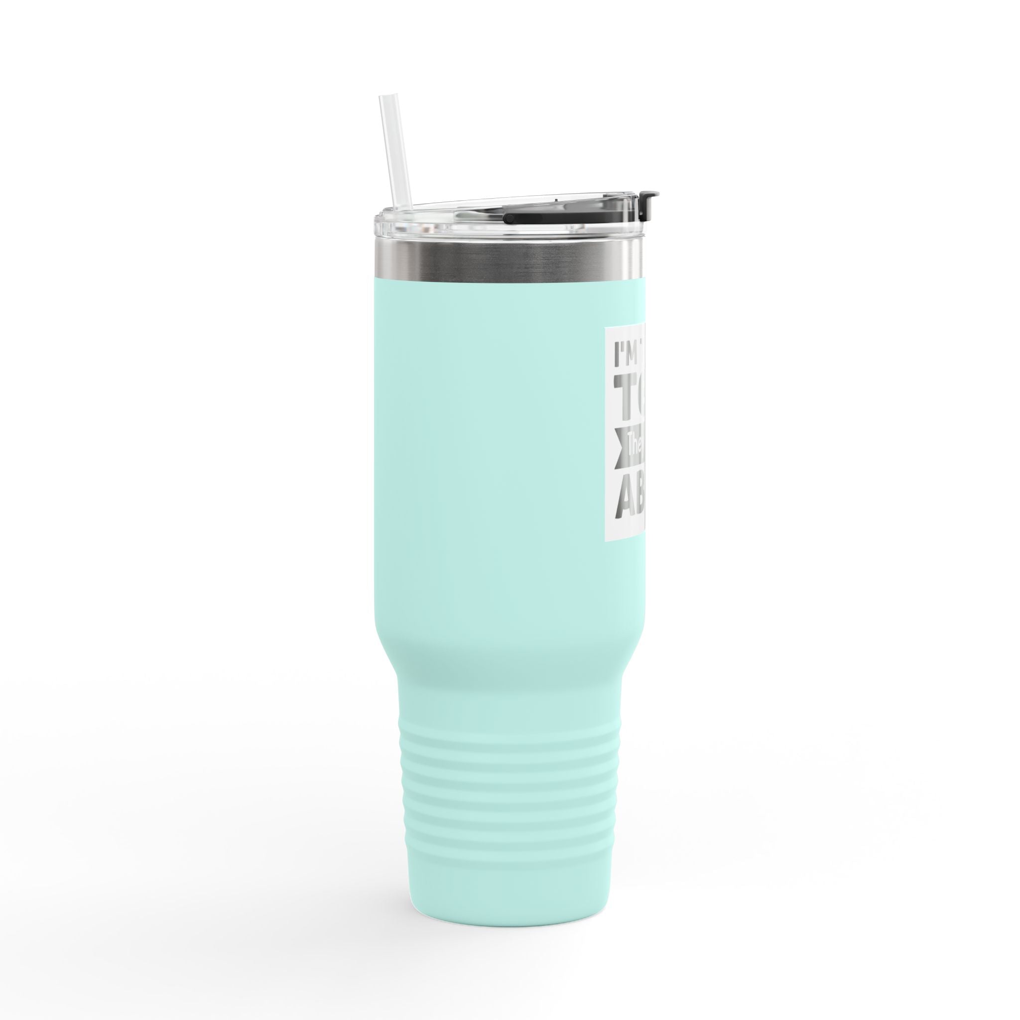 Nail Tech 40oz Insulated Travel Mug — "I'm the Nail Tech They Told You About"
